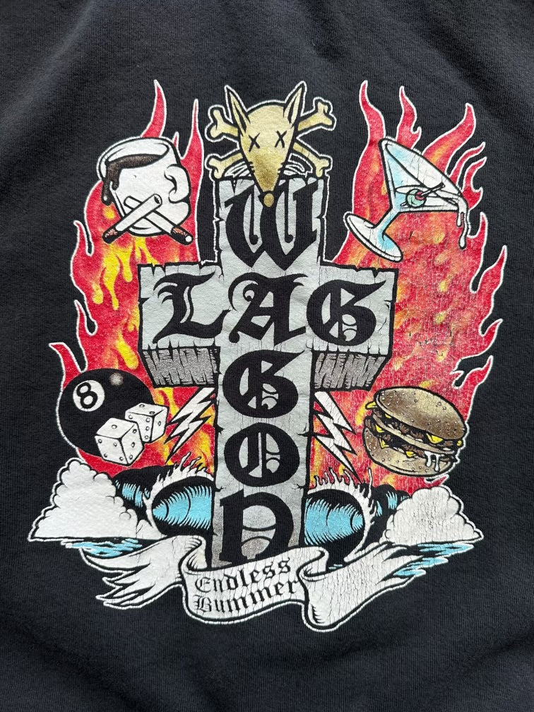 90s Lag Wagon Endless Summer Punk Graphic Hoodie