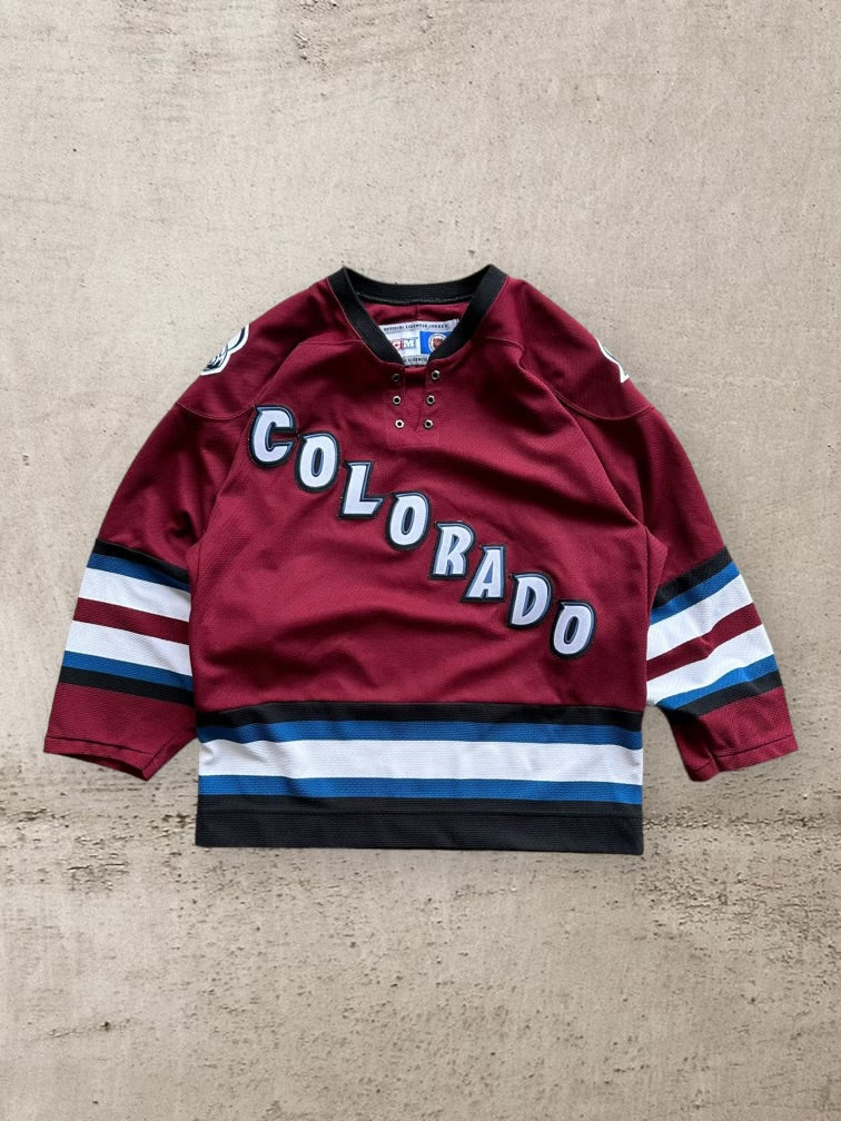 90s CCM Colorado Avalanche Hockey Jersey