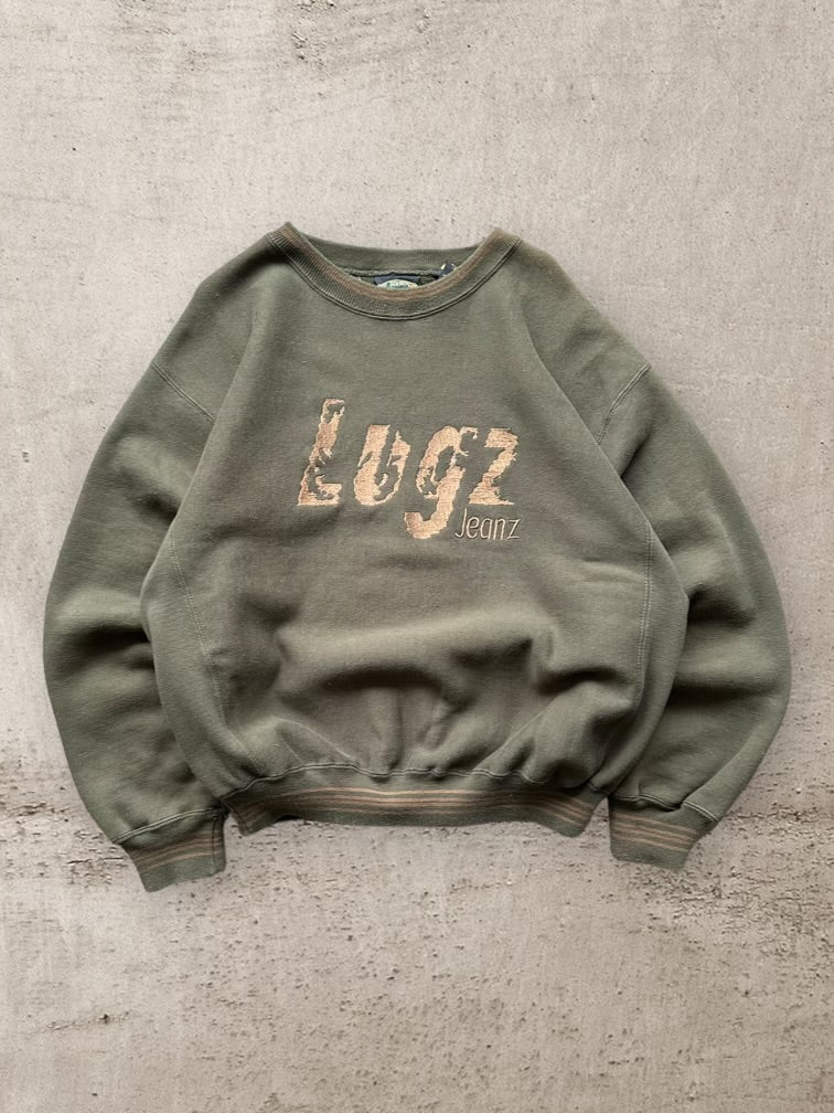 00s Lugz Jeans Embroidered Crewneck