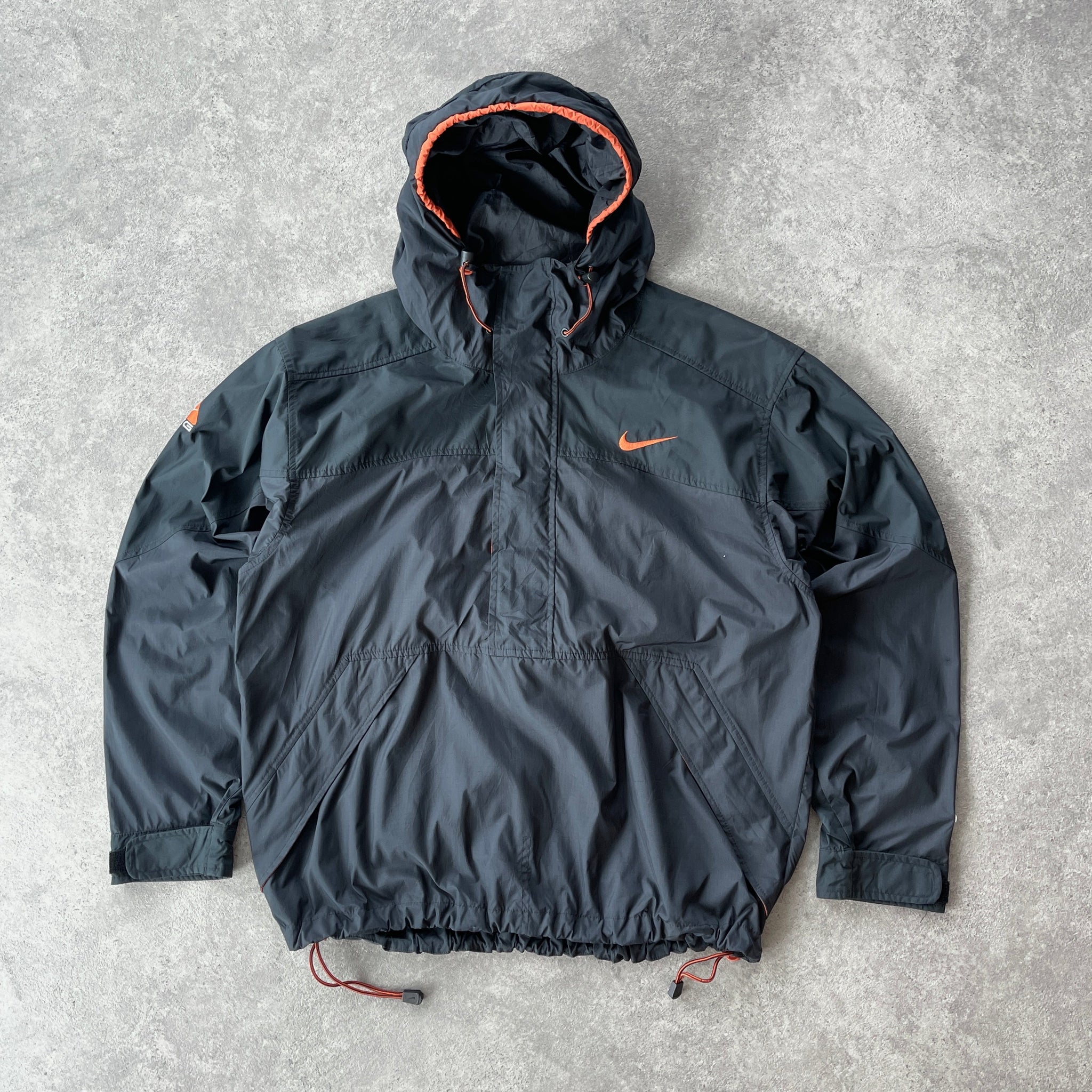 N*ke ACG 1990s 1/2 zip technical lightweight packable shell jacket