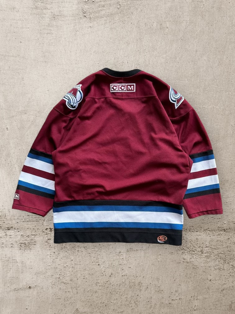 90s CCM Colorado Avalanche Hockey Jersey