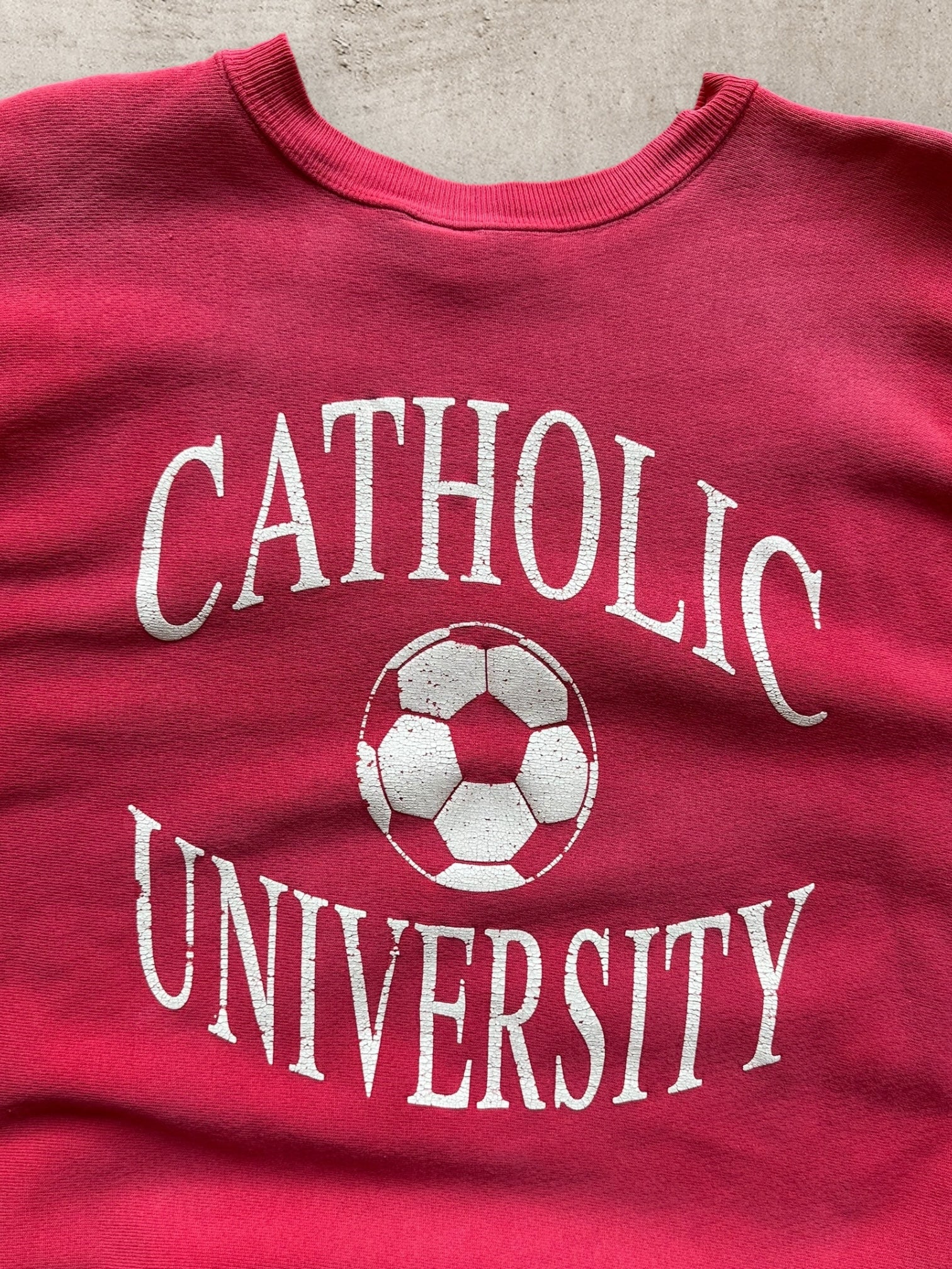 90s Catholic University Soccer Crewneck