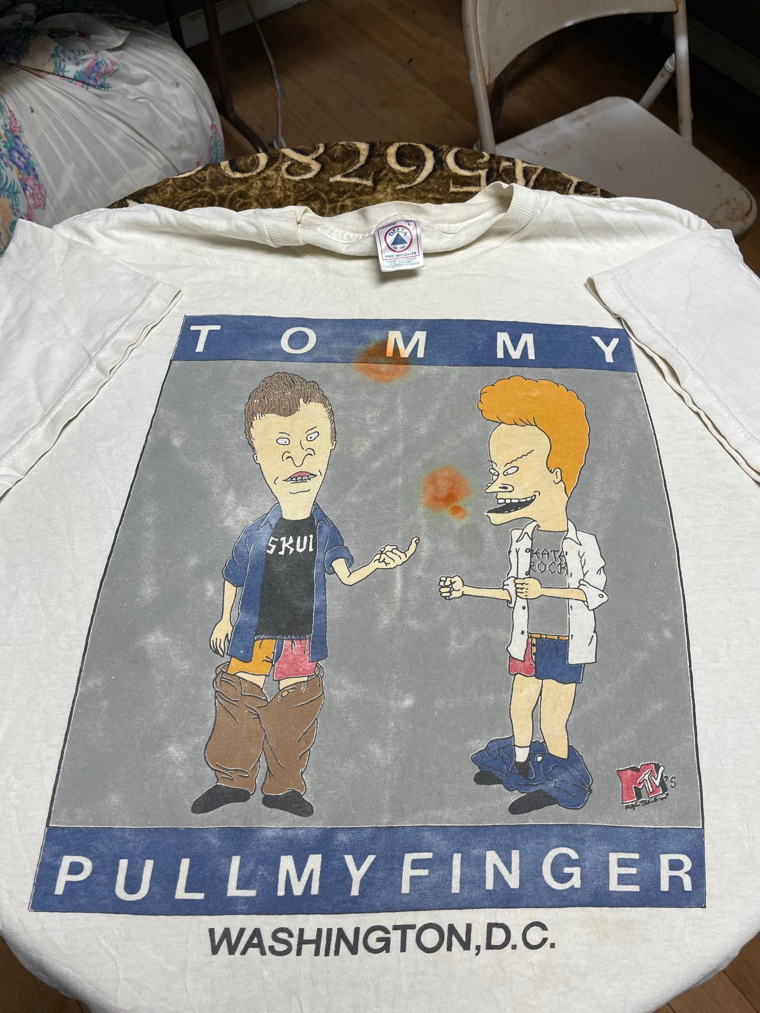 Vintage Beavis & Butthead Tommy Hilfiger Spoof Tee