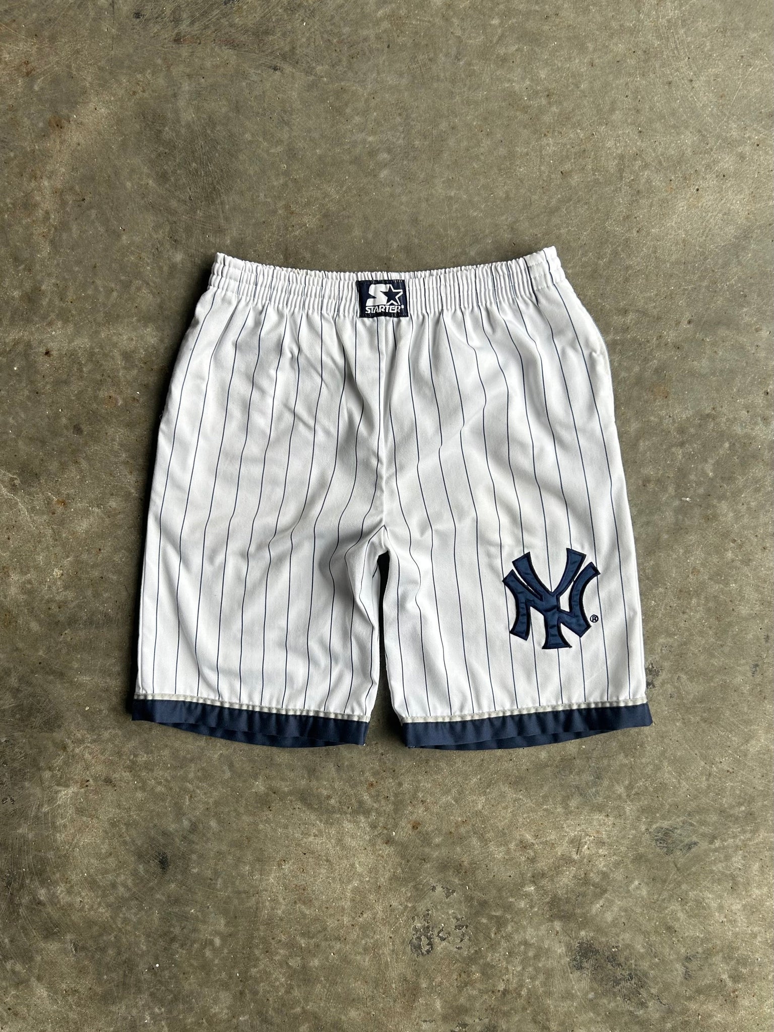 Vintage Yankees Striped Shorts