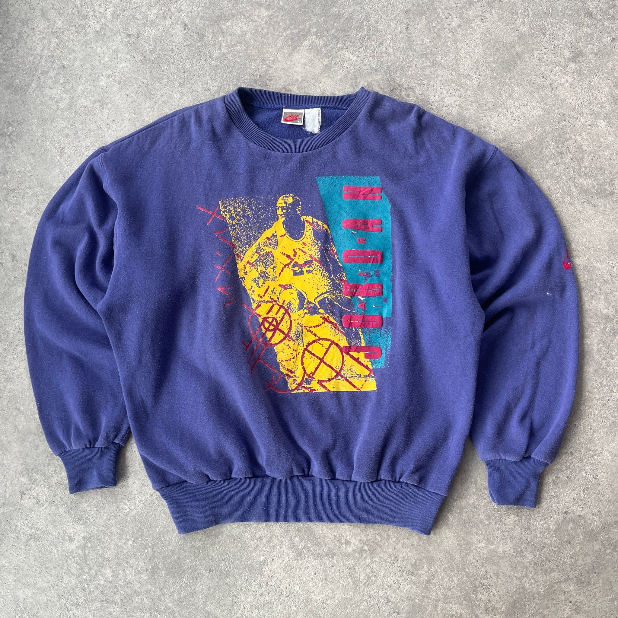 N*ke RARE 1990s Air Jordan graphic heavyweight sweatshirt (XL)