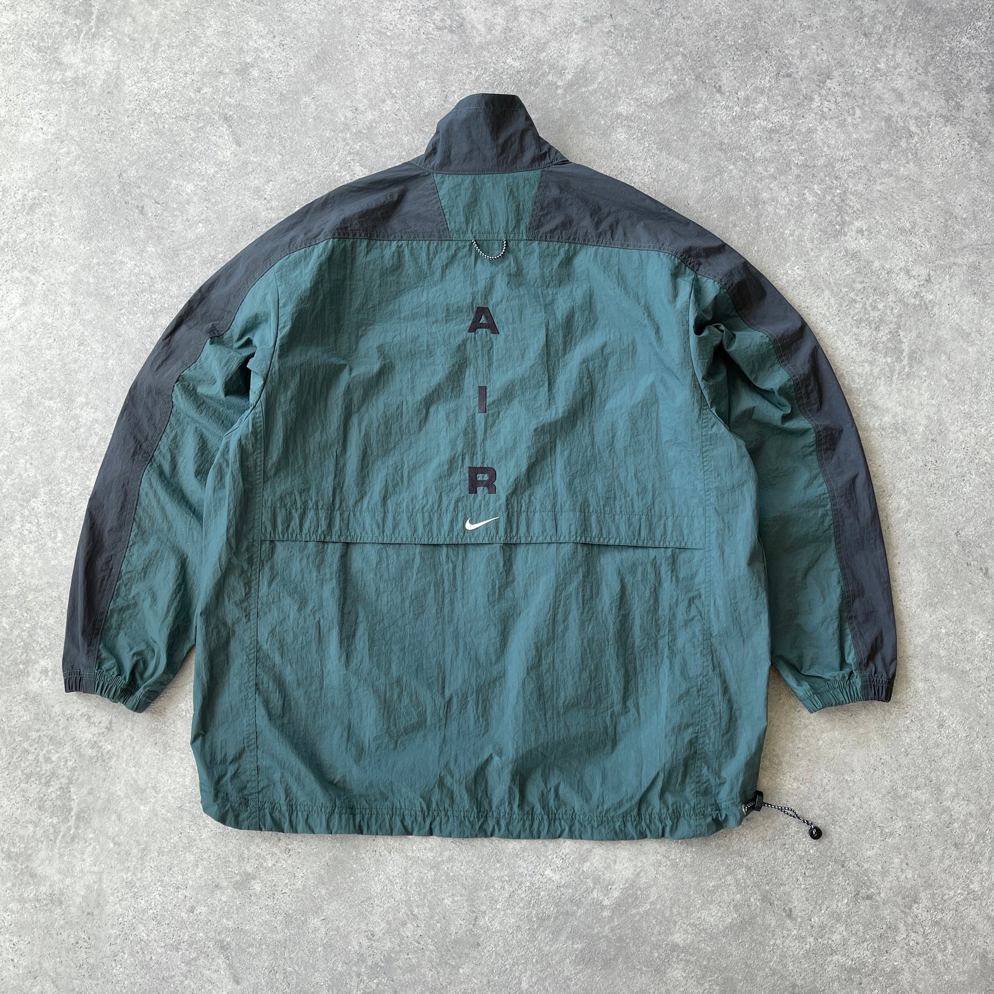 N*ke Air 1990s 1/2 zip lightweight spellout shell jacket