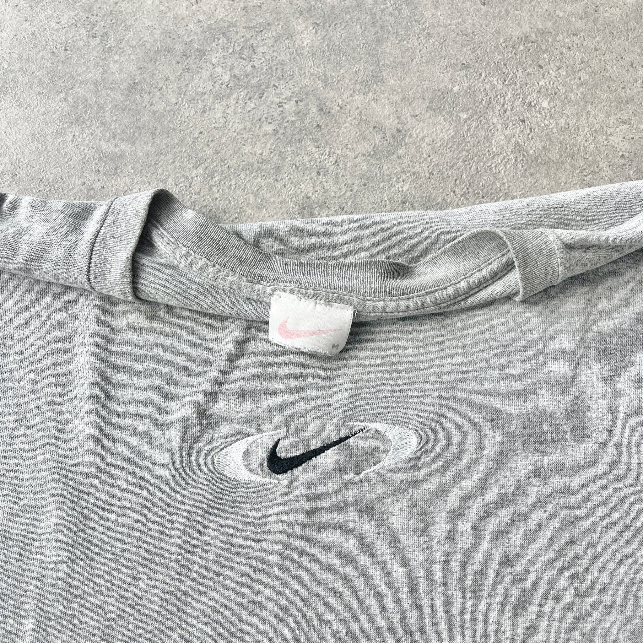 N*ke 2000s centre swoosh embroidered t-shirt