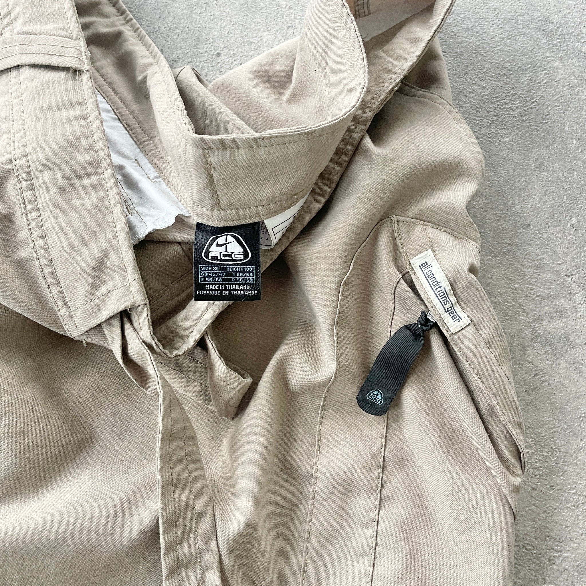 N*ke ACG 2000s convertible technical cargo trousers