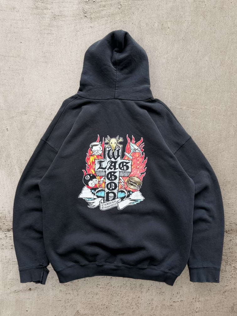 90s Lag Wagon Endless Summer Punk Graphic Hoodie