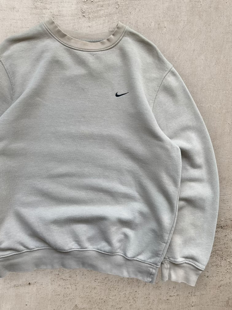 NK Tan Mini Swoosh Crewneck