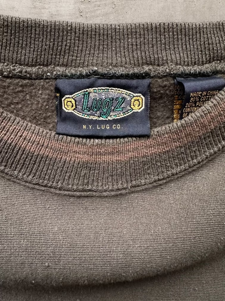 00s Lugz Jeans Embroidered Crewneck