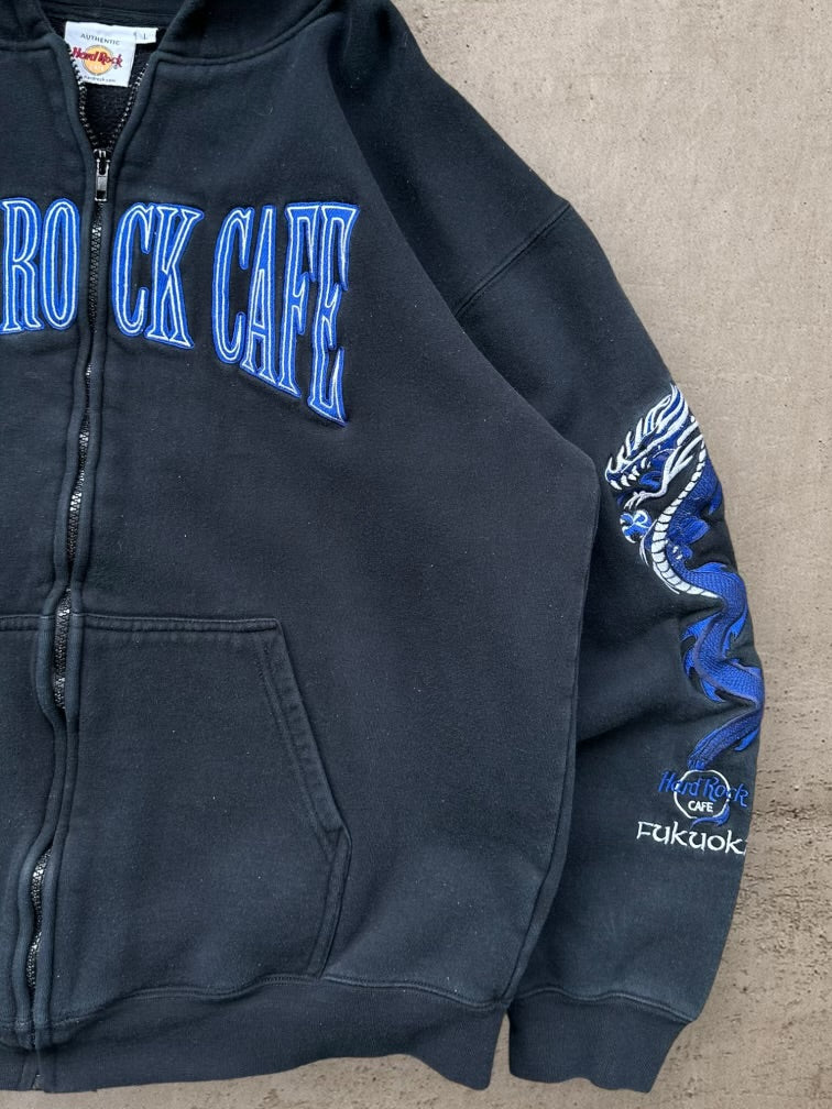 00s Hard Rock Cafe Embroidered Hoodie