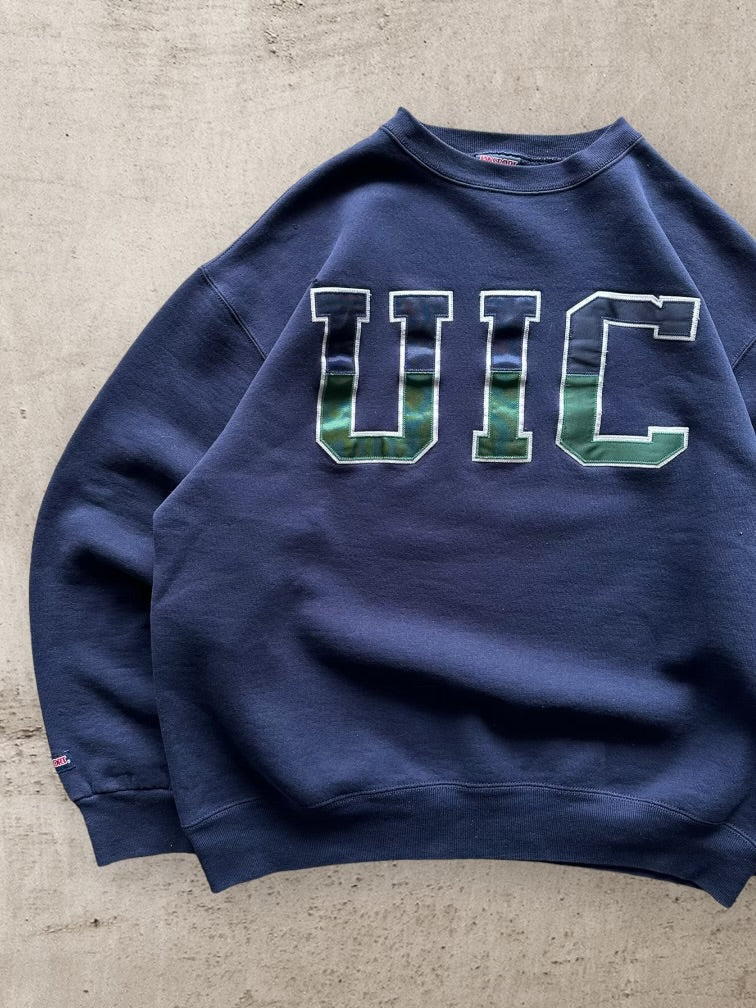 90s Jansport University of Illinois Chicago Crewneck