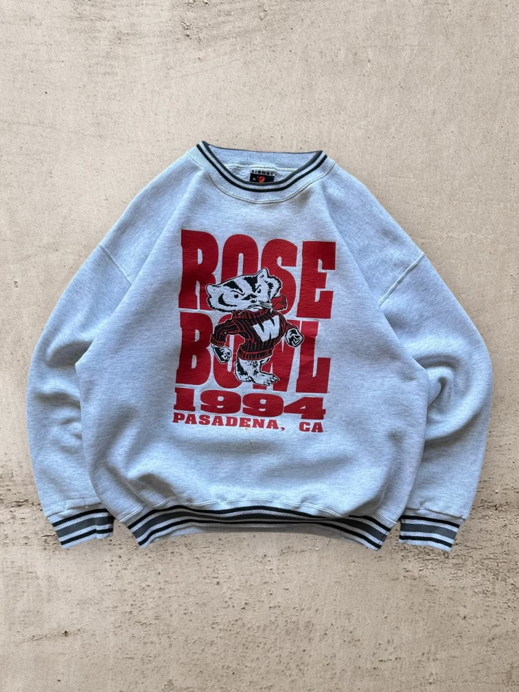 90s Wisconsin Badgers Rosebowl Champions Crewneck