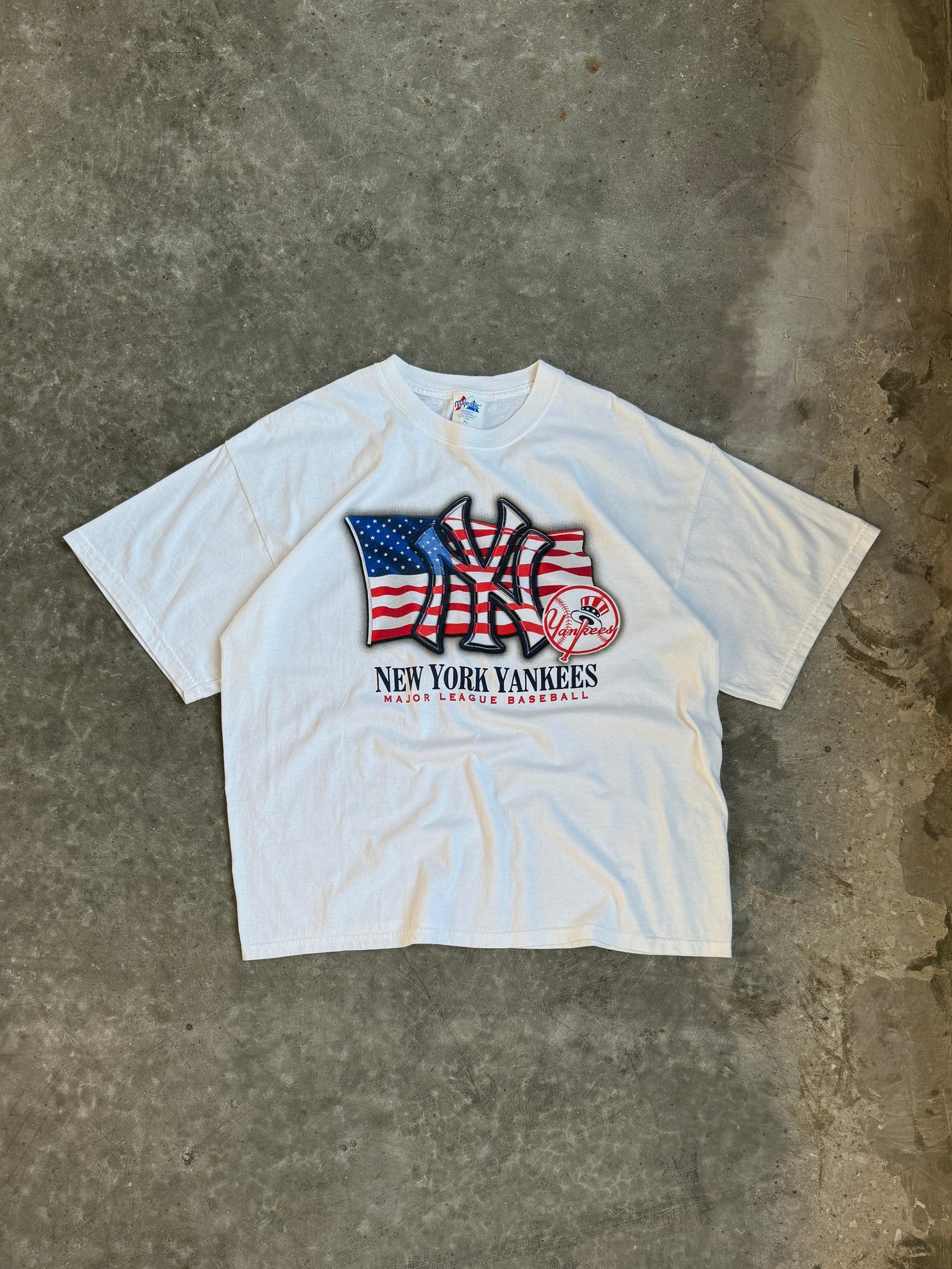 Vintage American Flag New York Yankees Shirt