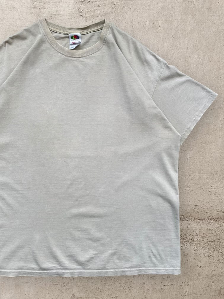 00s Fruit of The Loom Tan T-Shirt