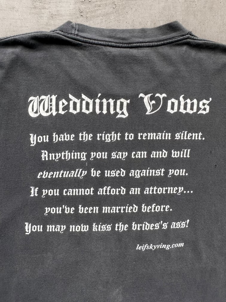 00s Wedding Vows Graphic T-Shirt