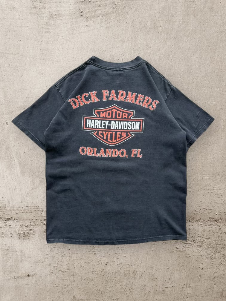 90s Harley Davidson Dick Farmers Graphic T-Shirt