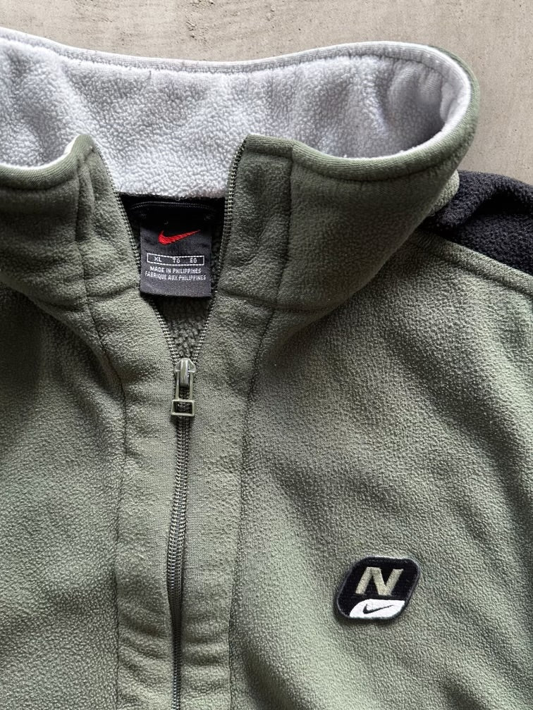 1/4 Zip Color Block Fleece