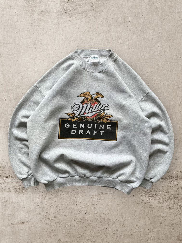 00s Miller Genuine Draft Graphic Crewneck