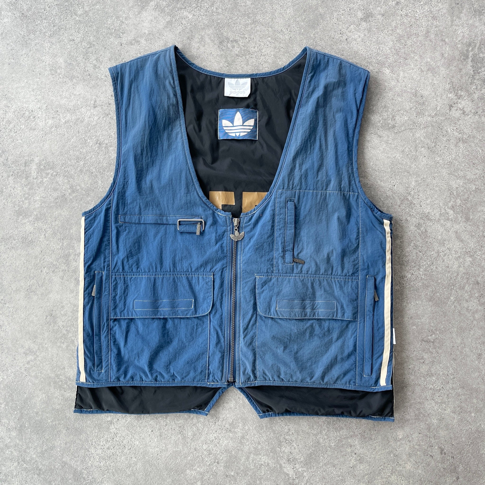 AD*DAS RARE 1990s cargo vest jacket (L)