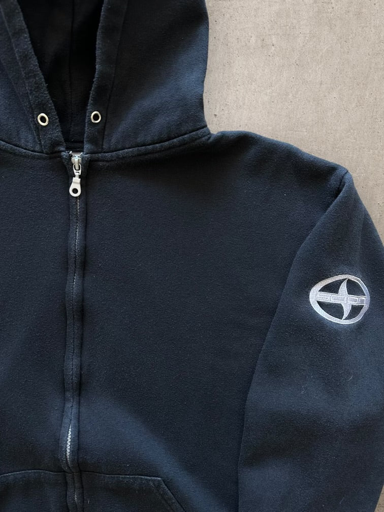 00s Scion Embroidered Zip Up Hoodie