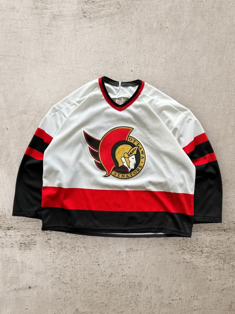 90s Ottawa Senators Mesh Hockey Jersey