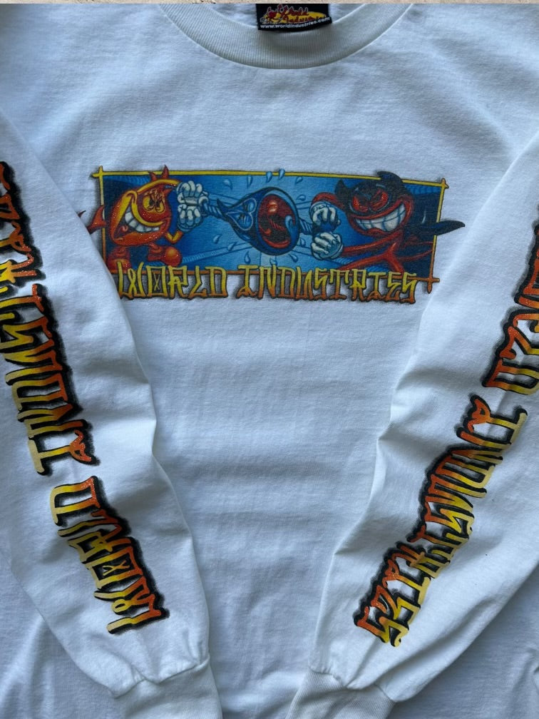 00s World Industries Graphic Long Sleeve T-Shirt