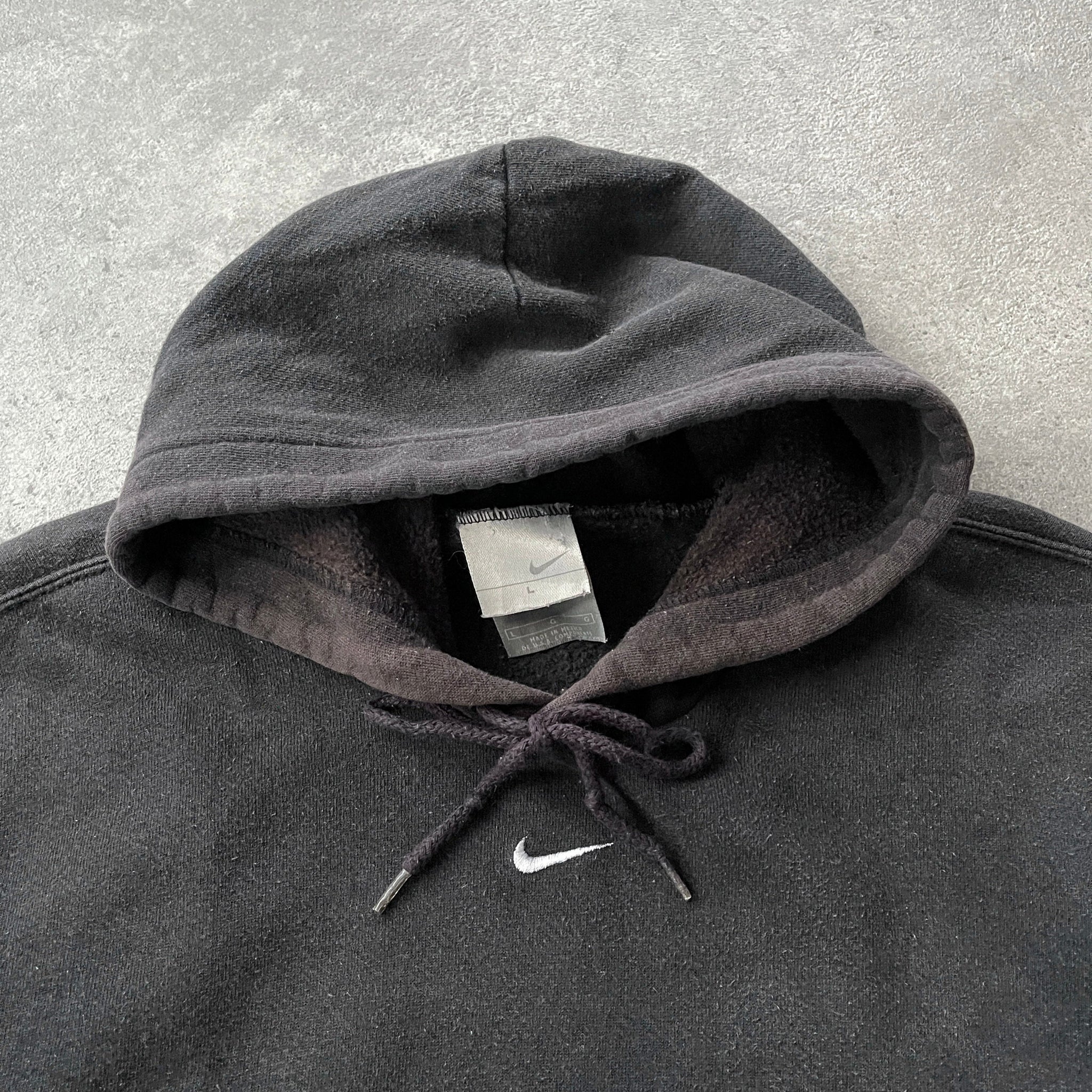 N*ke RARE 2000s heavyweight centre swoosh hoodie (L)