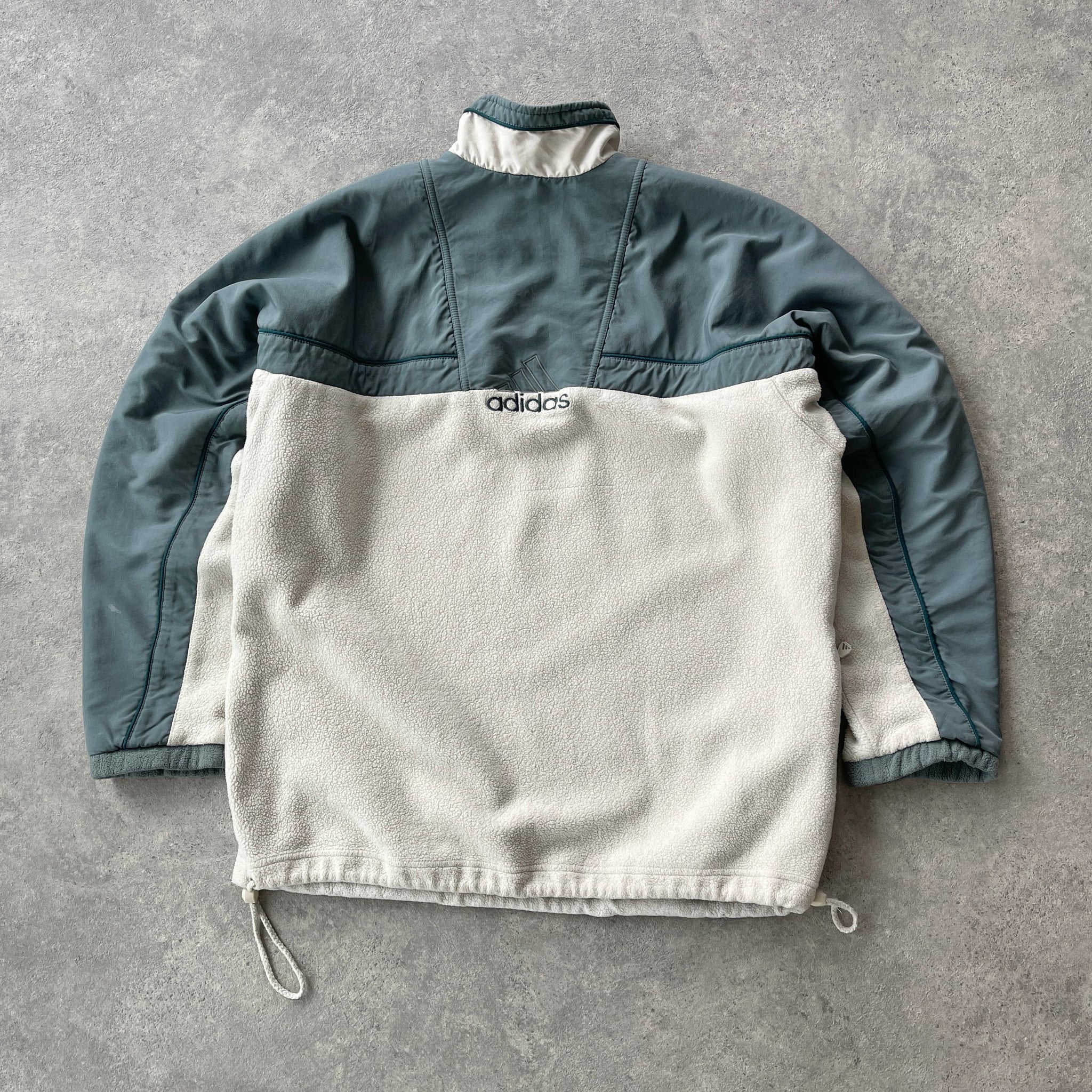 AD*DAS 1990s 1/4 zip heavyweight fleece jacket