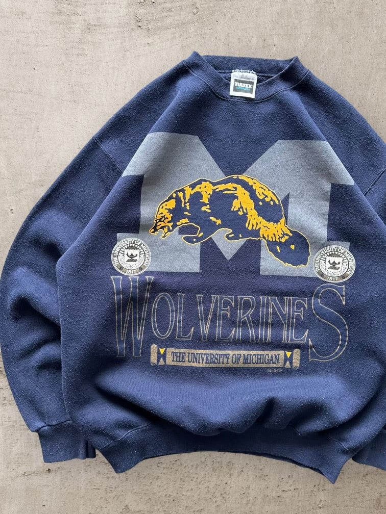 90s Michigan Wolverines Graphic Crewneck