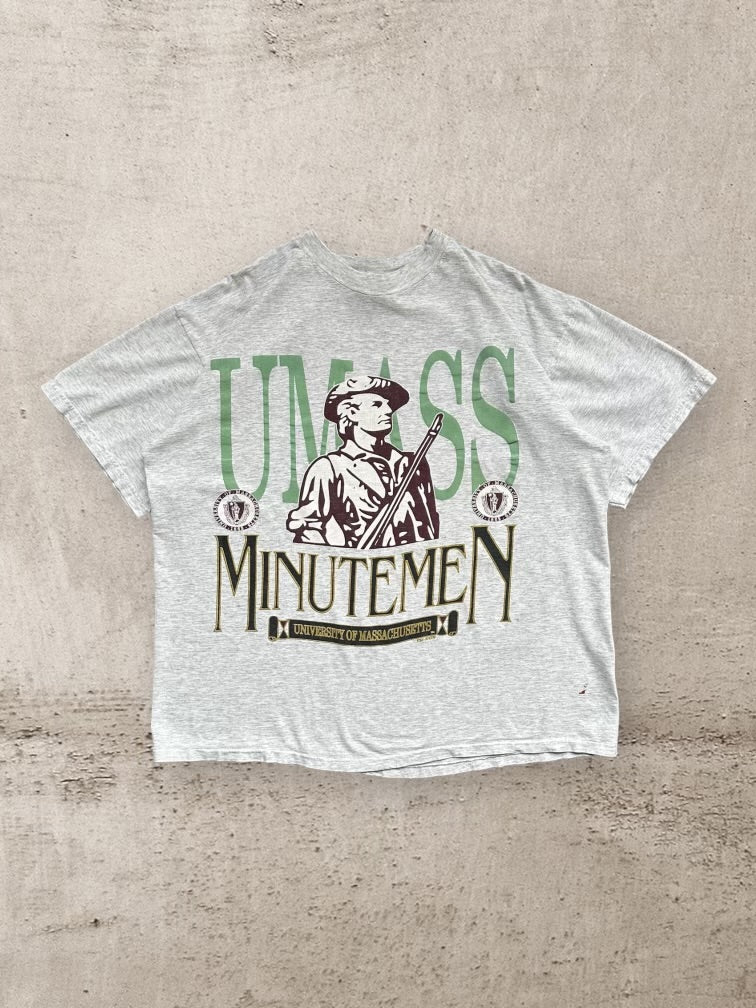 90s UMass Minutemen Graphic T-Shirt