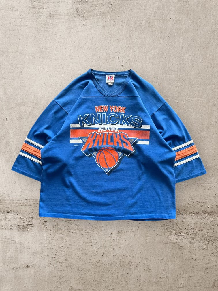 90s New York Knicks 3/4 Sleeve Graphic Shirt