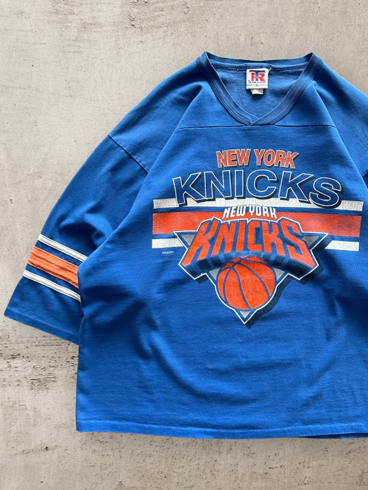 90s New York Knicks 3/4 Sleeve Graphic Shirt