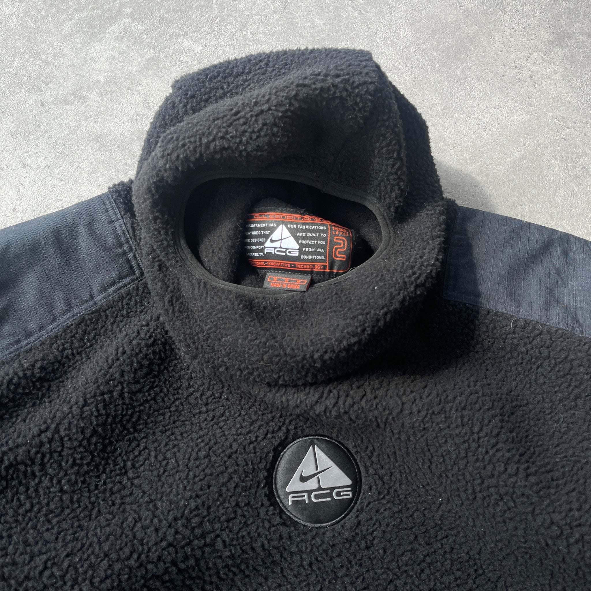 N*ke ACG RARE 1998 balaclava sherpa fleece jacket (XL)