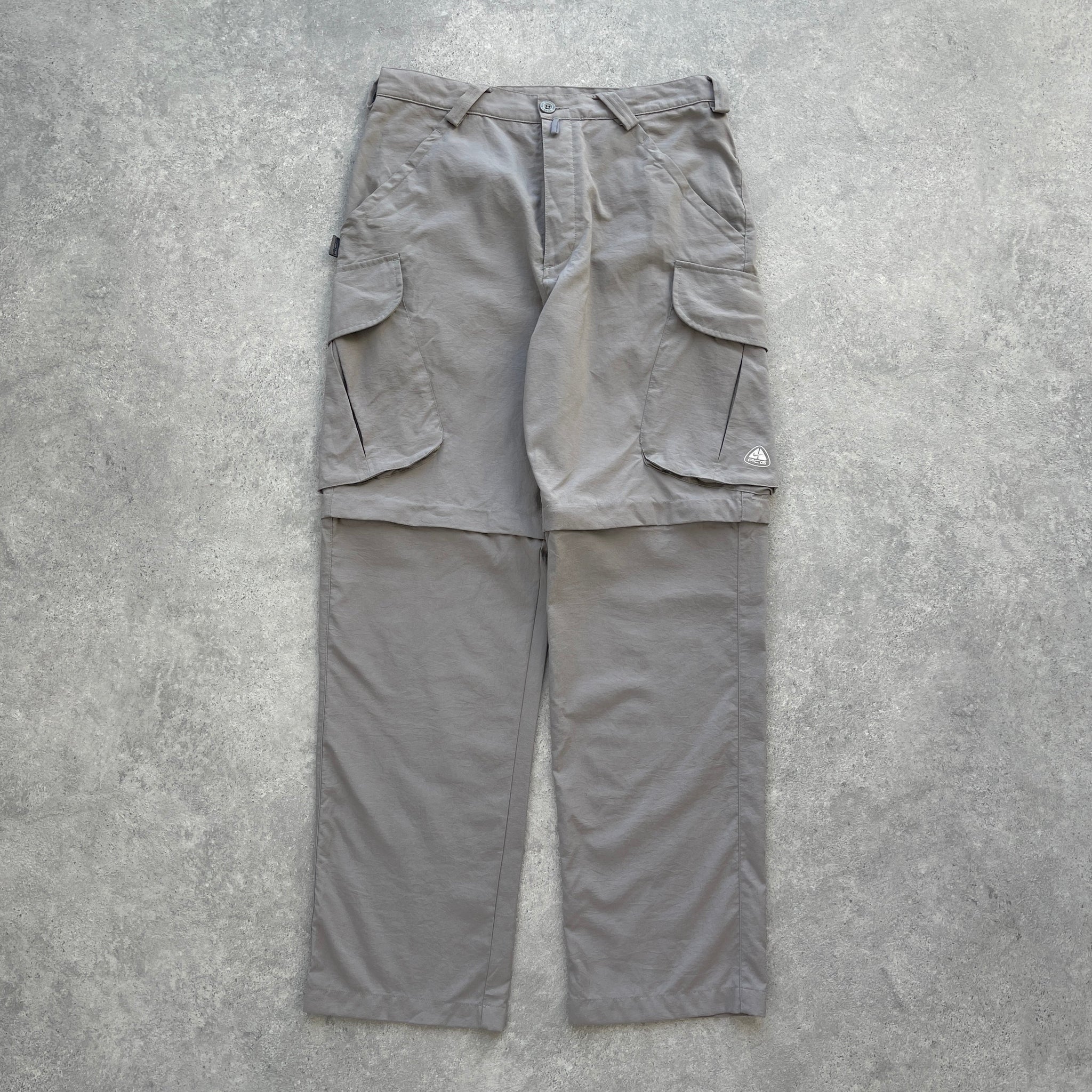 N*ke ACG 2000s convertible lightweight technical cargo trousers