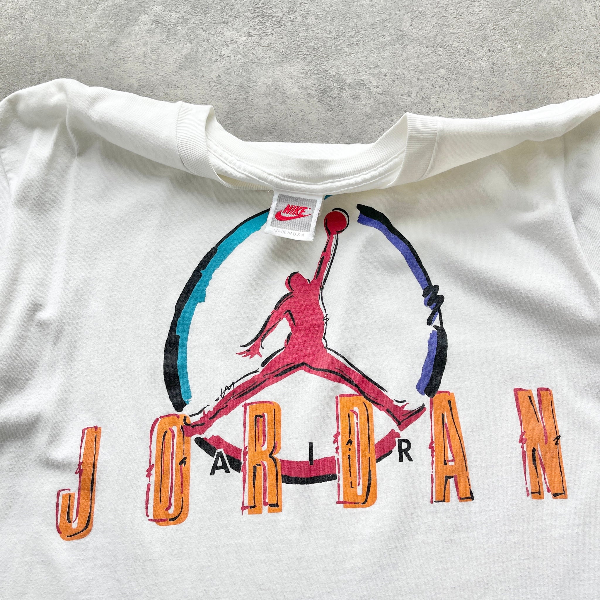 N*ke 1990s Air Jordan graphic single stitch t-shirt