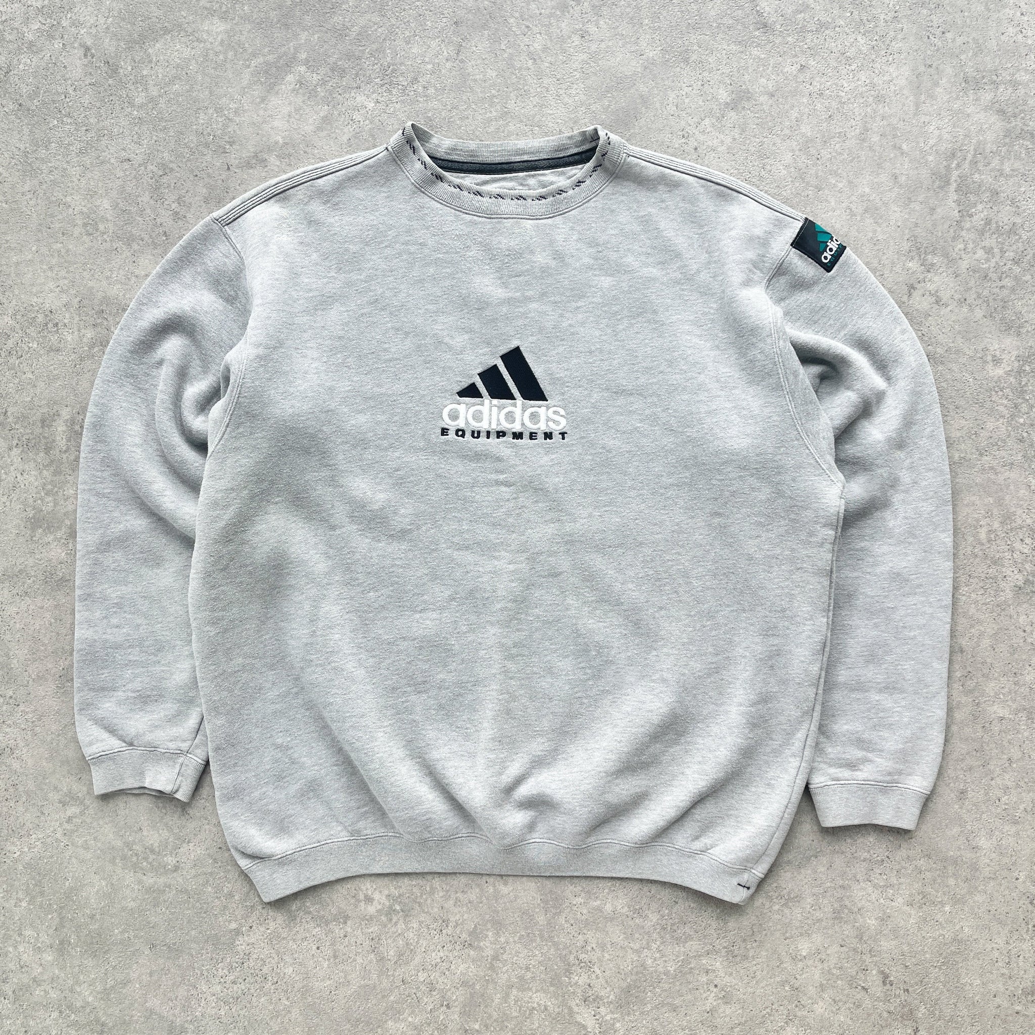 AD*DAS Equipment 1990s heavyweight embroidered sweatshirt