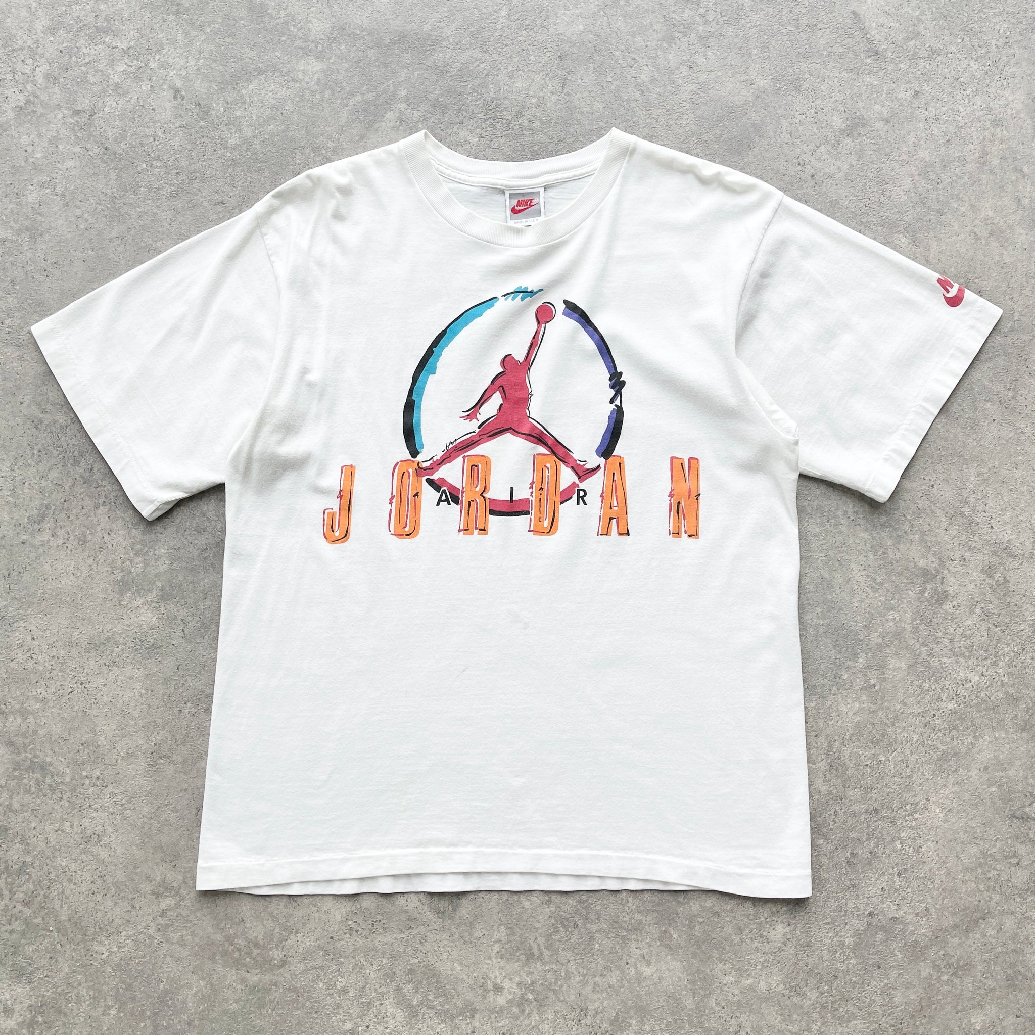 N*ke 1990s Air Jordan graphic single stitch t-shirt