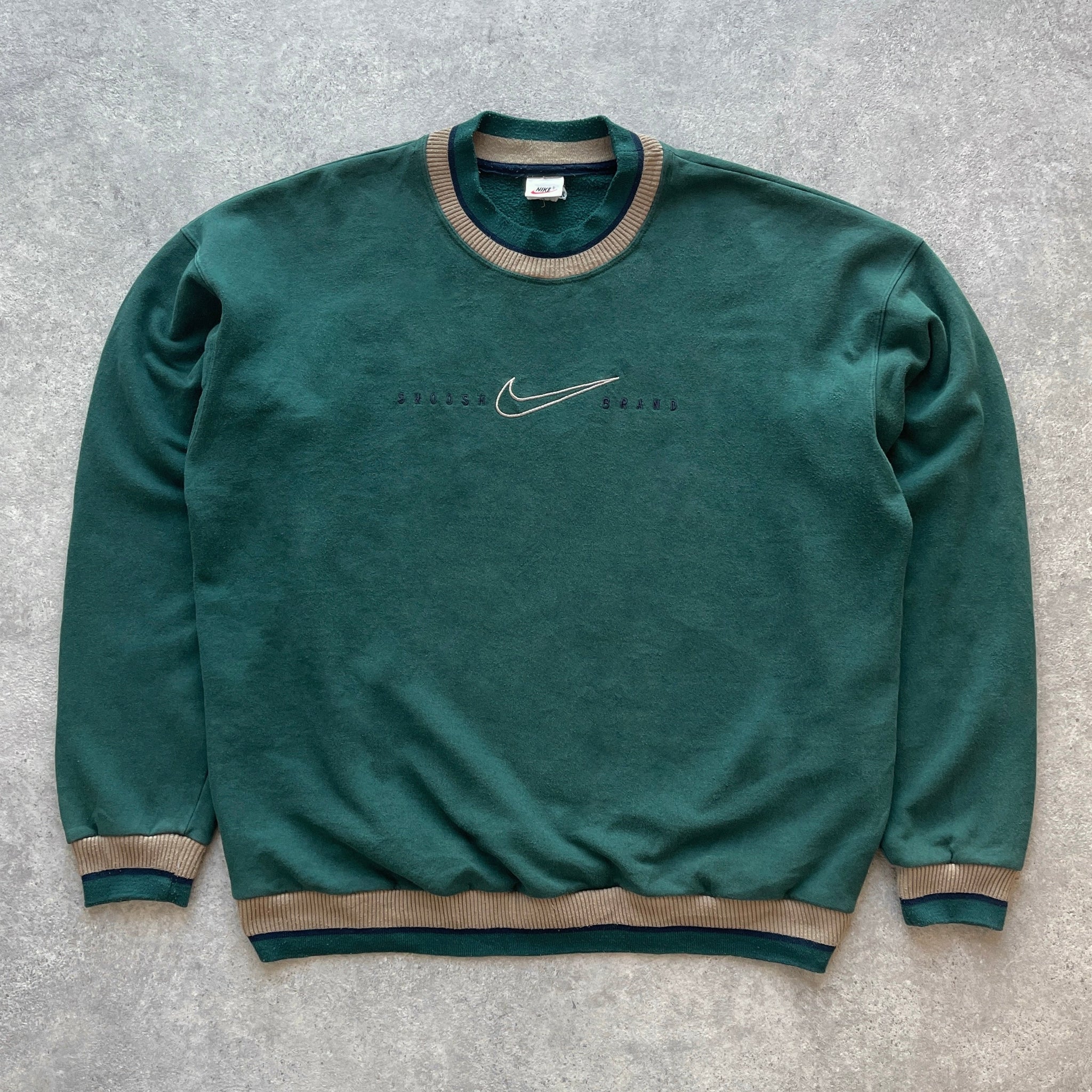 N*ke RARE 1990s ‘Swoosh Brand’ heavyweight embroidered sweatshirts