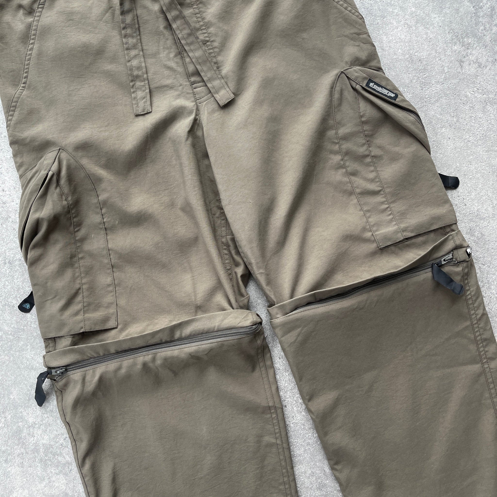 N*ke ACG 2000s convertible technical cargo trousers