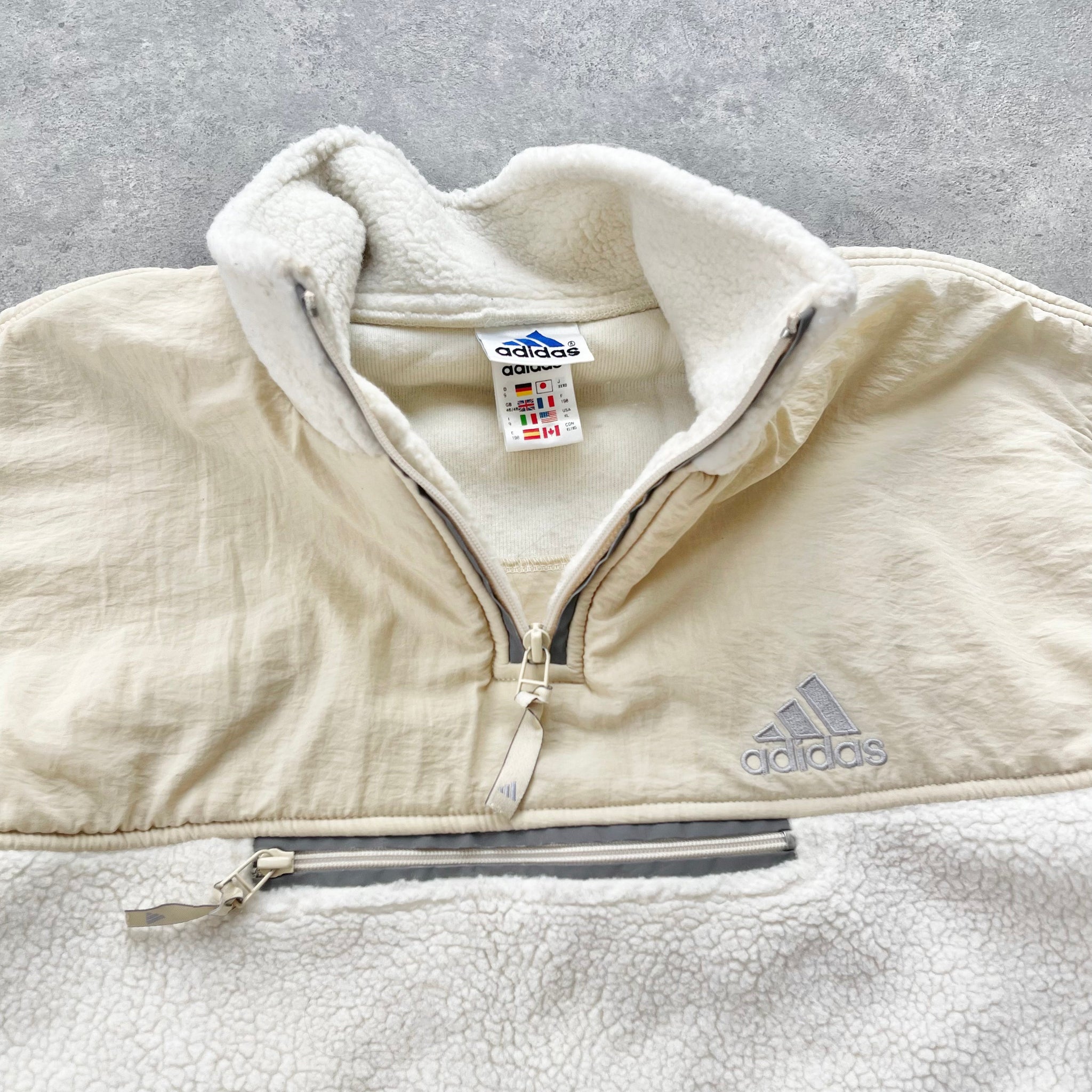 AD*DAS RARE 1999 heavyweight sherpa jacket (L)