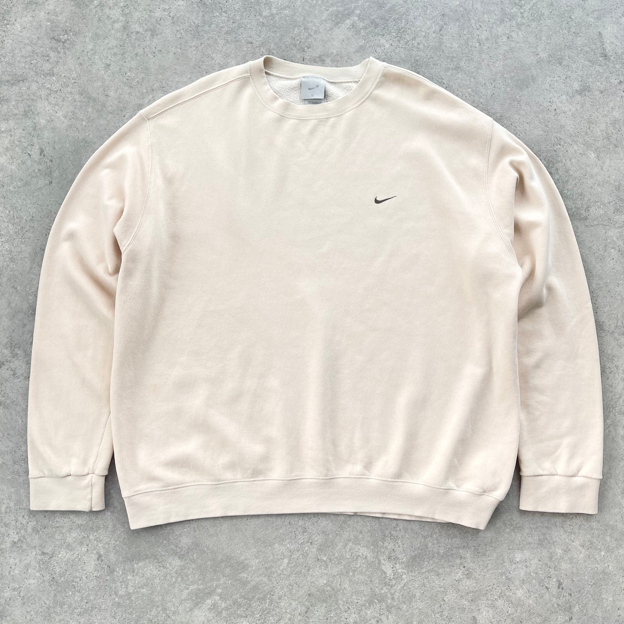 N*ke 2000s heavyweight embroidered swoosh sweatshirt